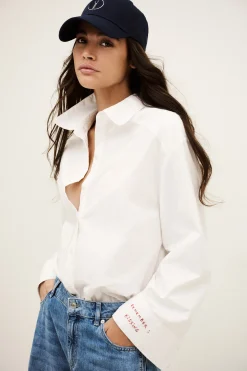 Ba&Sh ADAT SHIRT BLANCO New