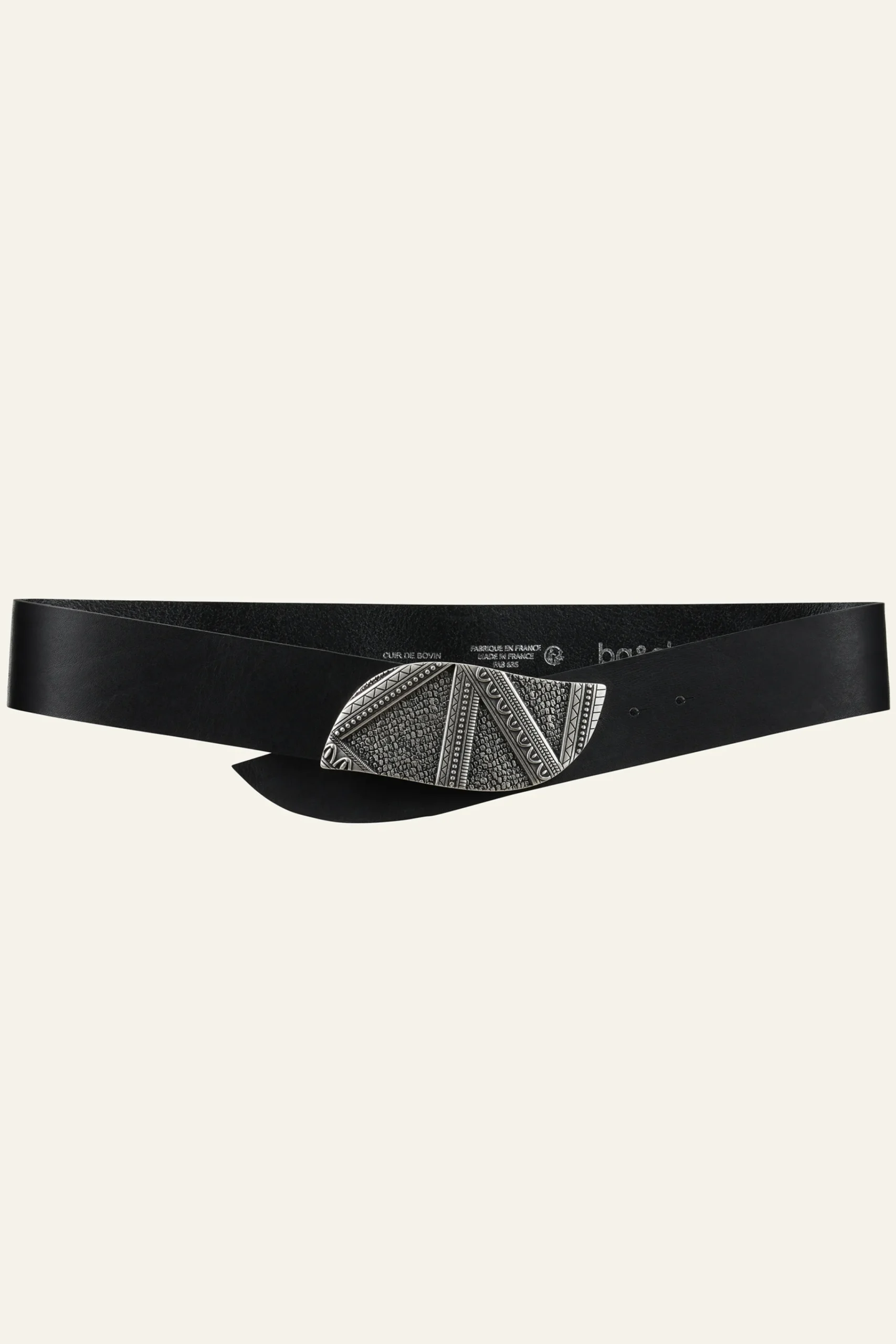 Ba&Sh BEIRA cinturón de cuero € 155 € 108,50 NEGRO Clearance
