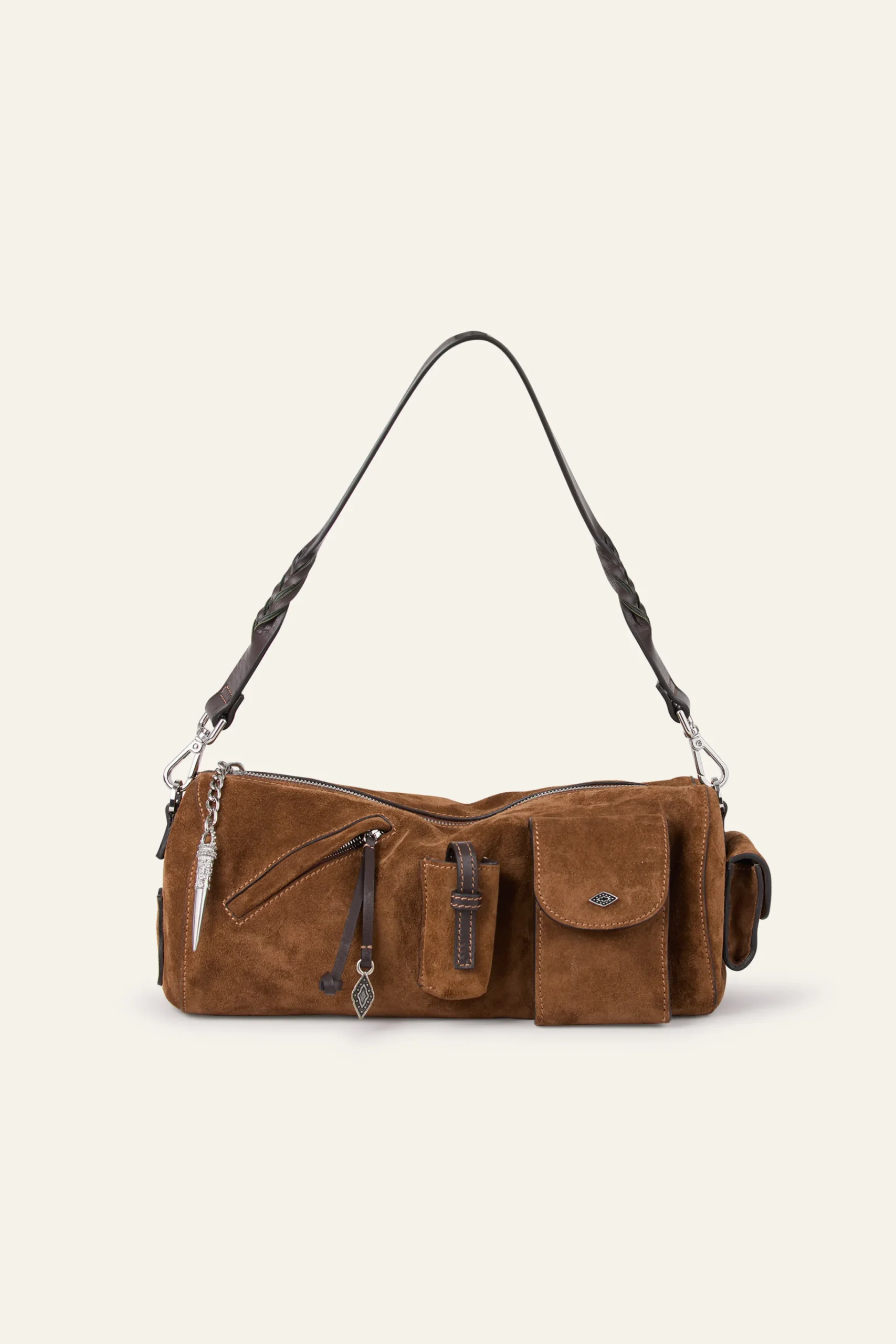 Ba&Sh BENI bolso multibolsillos MARRON Best