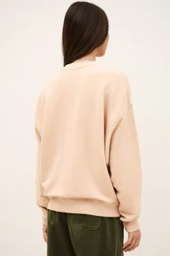 Ba&Sh BENJAMIN sudadera de algodón estampada BEIGE Best