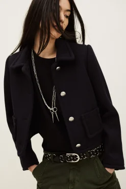 Ba&Sh BERADITH chaqueta corta ajustada AZUL Best