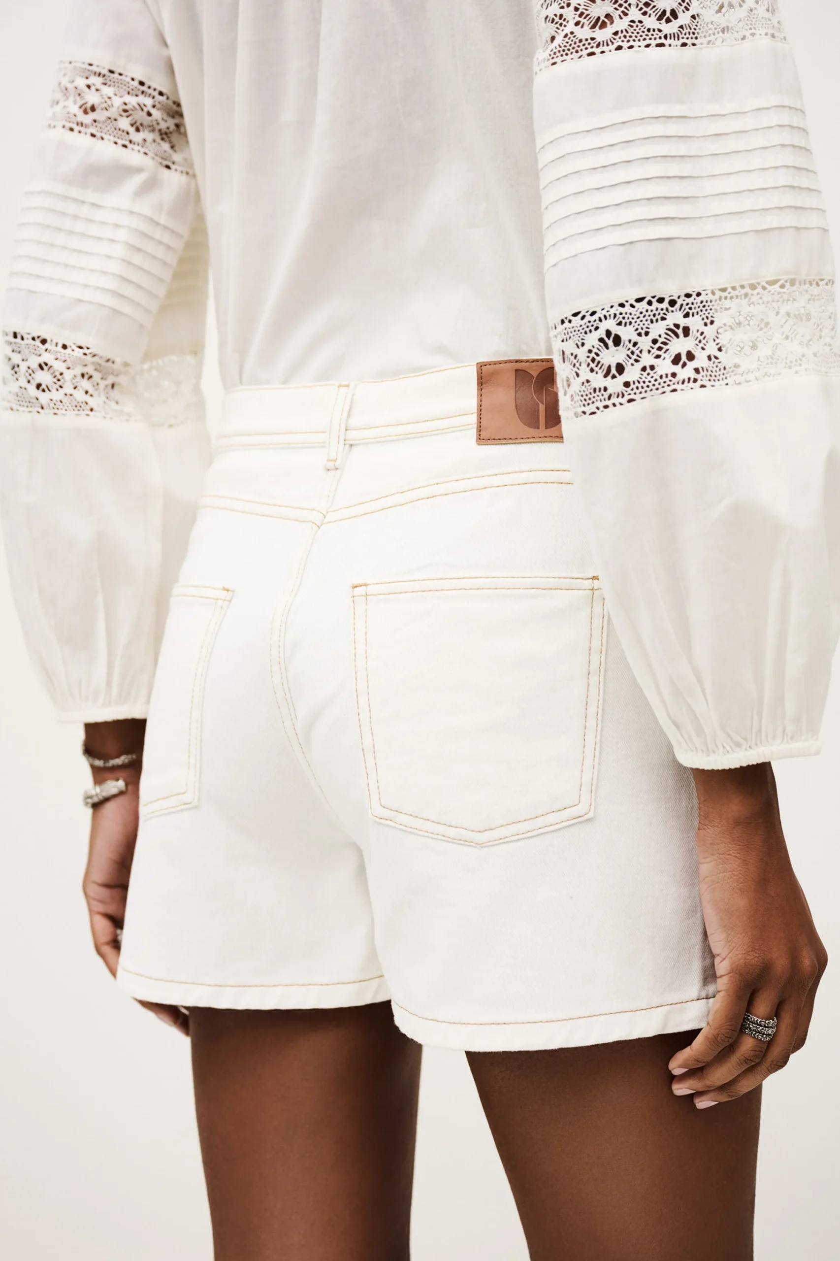 Ba&Sh BEVY pantalón corto cargo € 145 ECRU Best