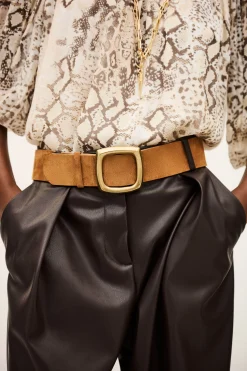 Ba&Sh BIANCA cinturón ancho € 130 MARRON Online