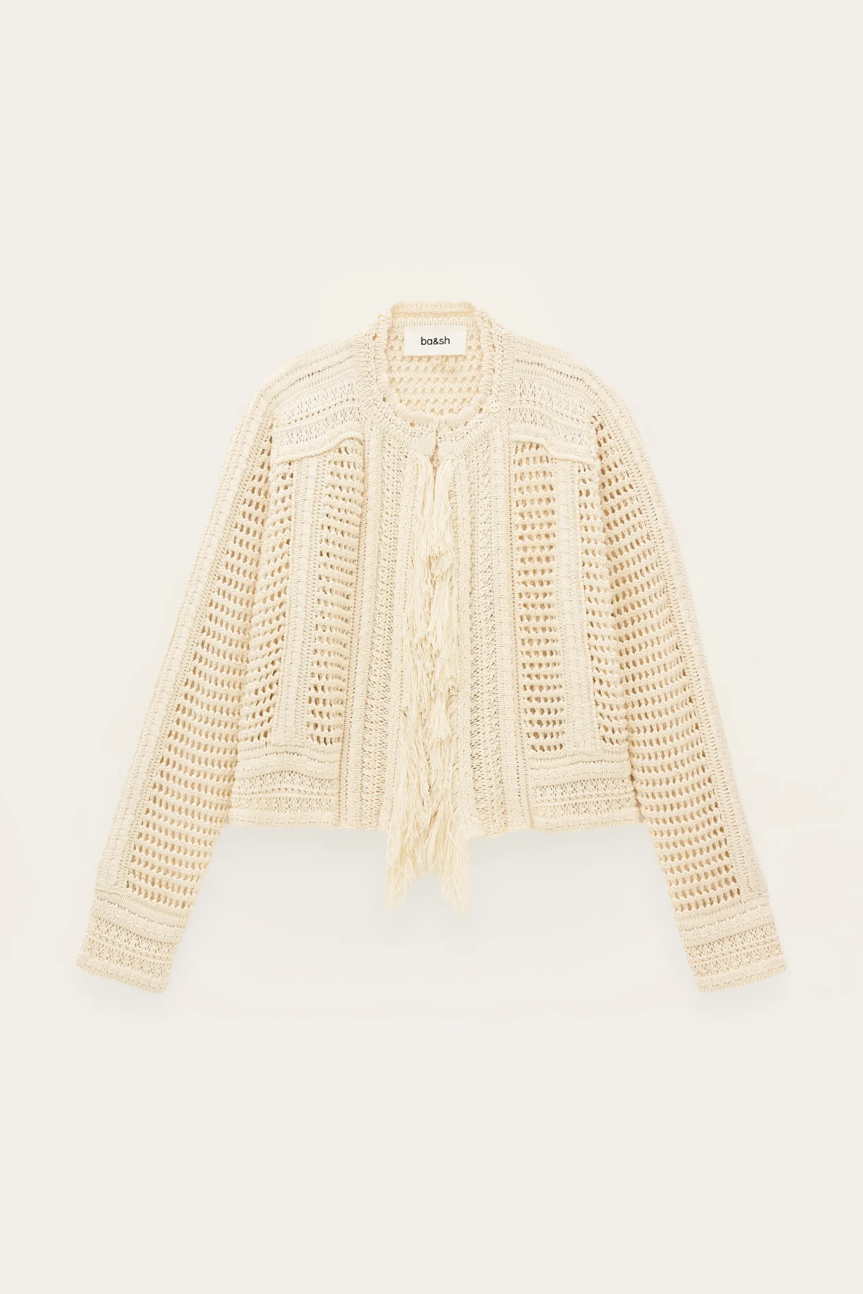 Ba&Sh BIANCA cárdigan de punto € 95 ECRU