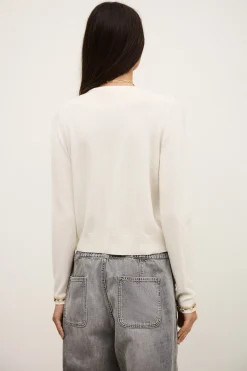 Ba&Sh BIJOT CARDIGAN ECRU Hot