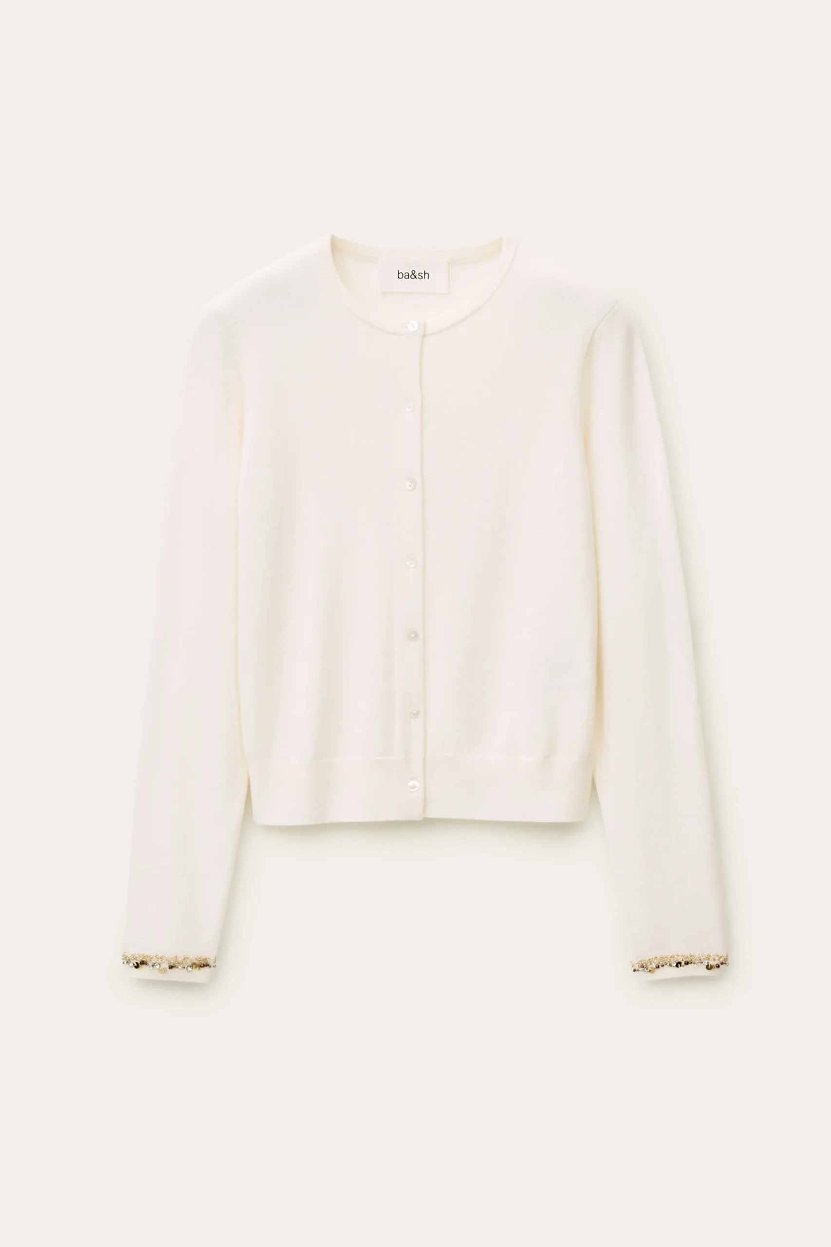 Ba&Sh BIJOT CARDIGAN ECRU Hot