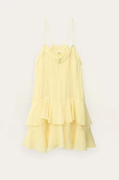Ba&Sh BILONA vestido corto AMARILLO Outlet