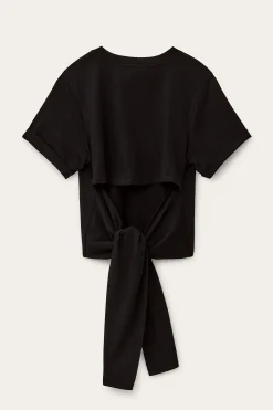 Ba&Sh BLANCA camiseta de manga corta NEGRO Clearance