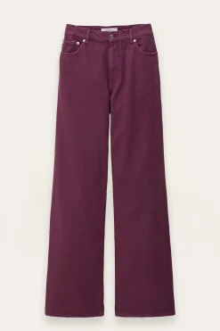 Ba&Sh BONEY vaqueros anchos € 185 PÚRPURA New