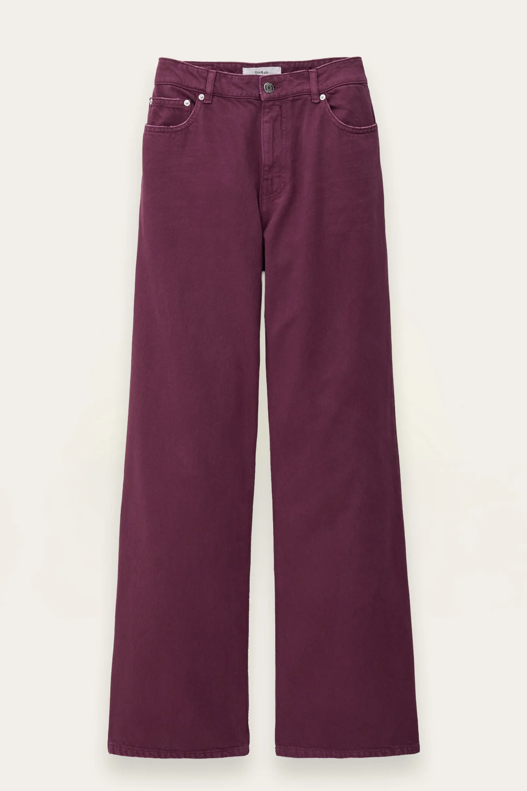Ba&Sh BONEY vaqueros anchos € 185 PÚRPURA New