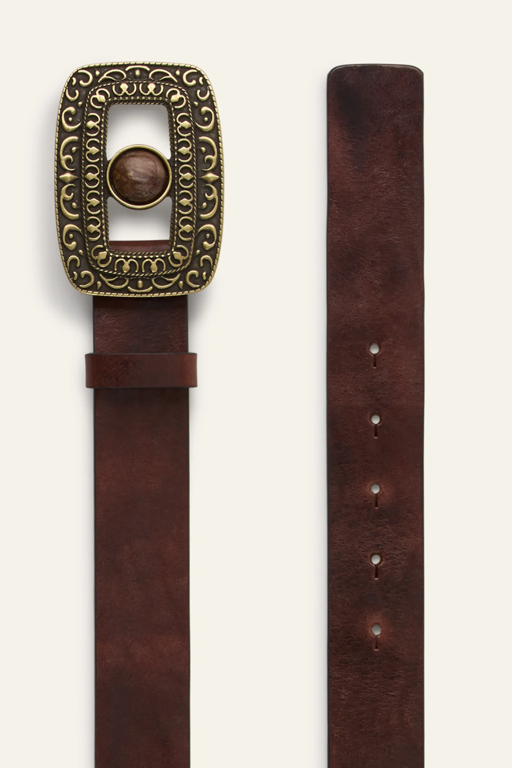Ba&Sh BONI cinturón de cuero € 155 MARRON Sale