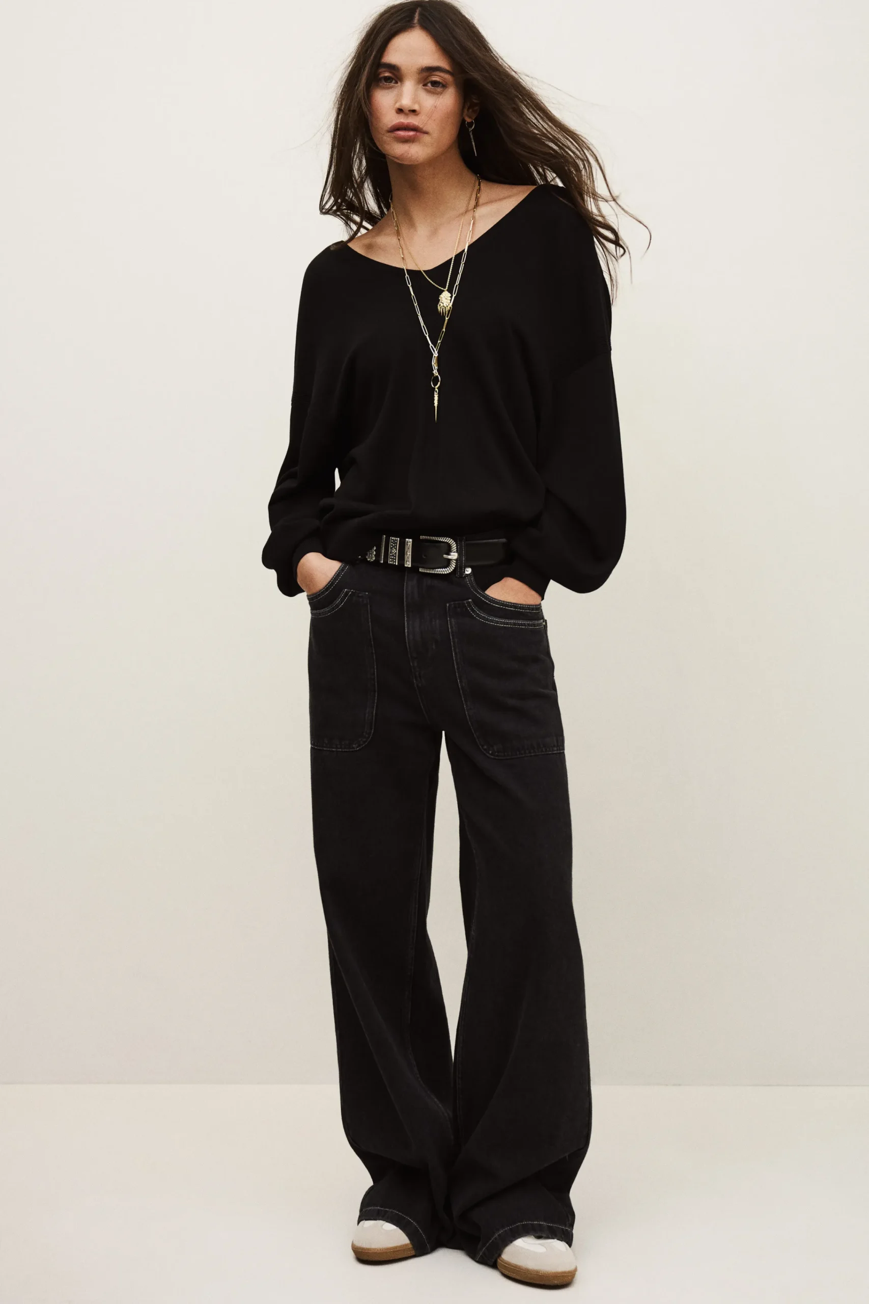 Ba&Sh BRENDA JUMPER NEGRO New