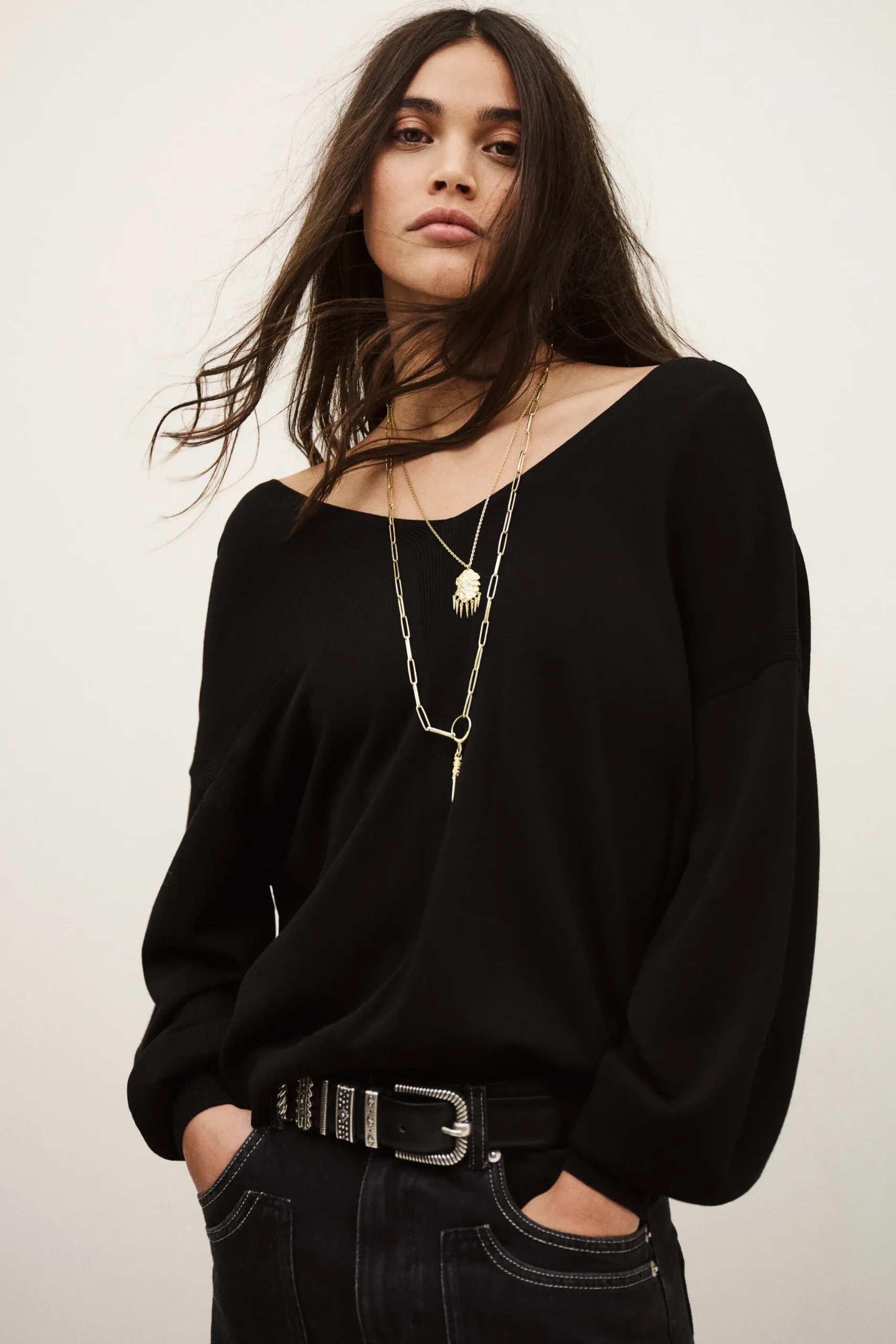 Ba&Sh BRENDA JUMPER NEGRO New