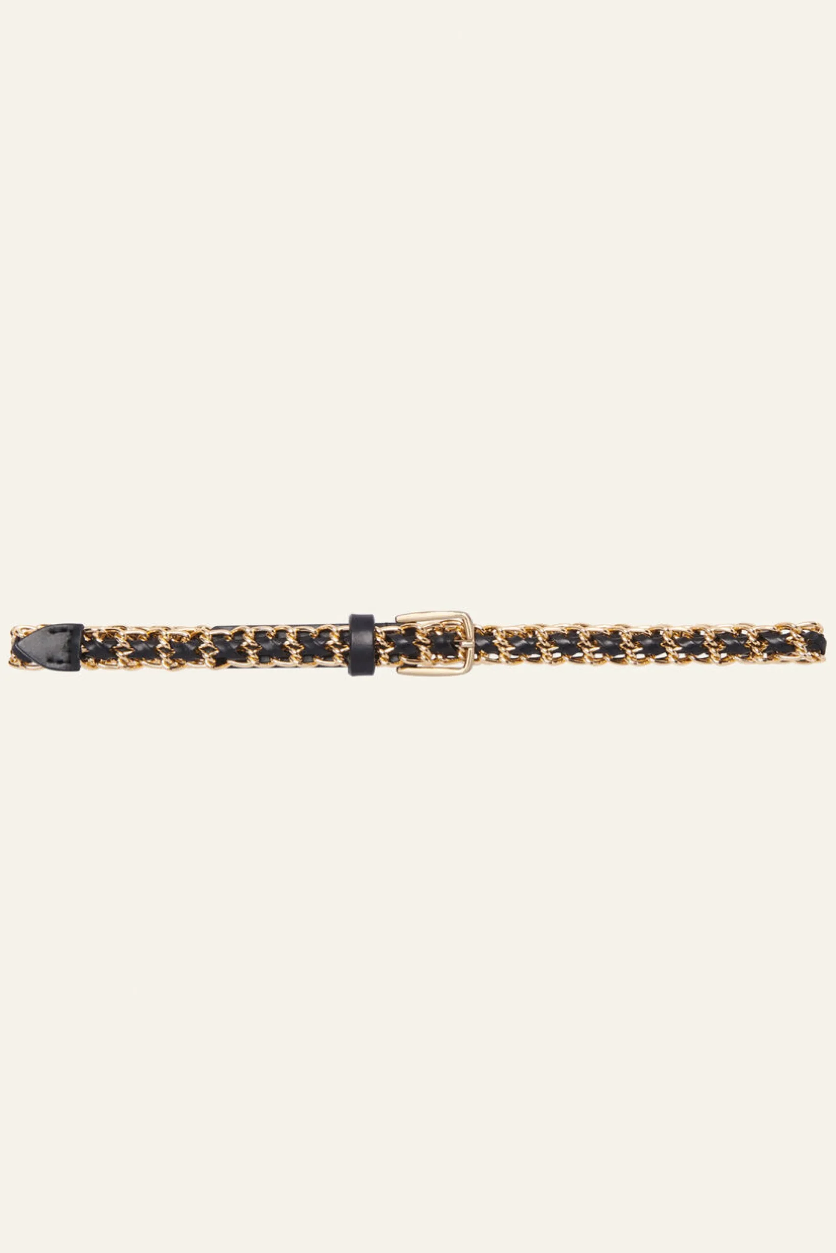 Ba&Sh BROOKE cinturon metalico ORO New