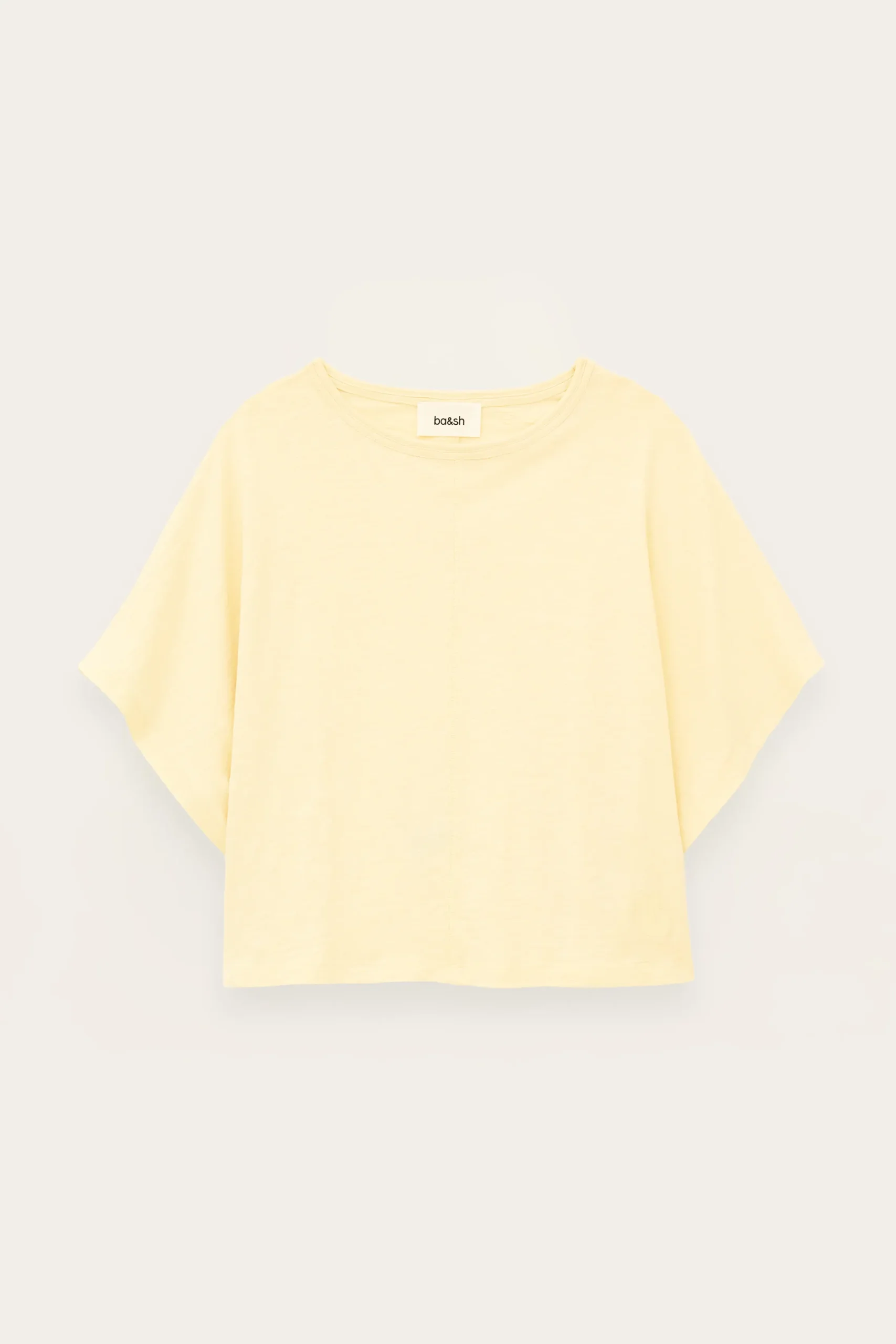 Ba&Sh CACIA camiseta tipo capa ECRU Clearance