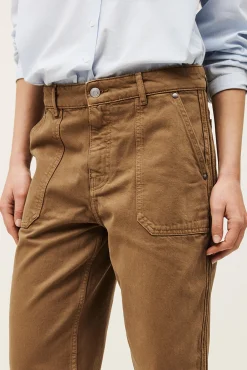 Ba&Sh CALI pantalón carrot € 195 MARRON Discount