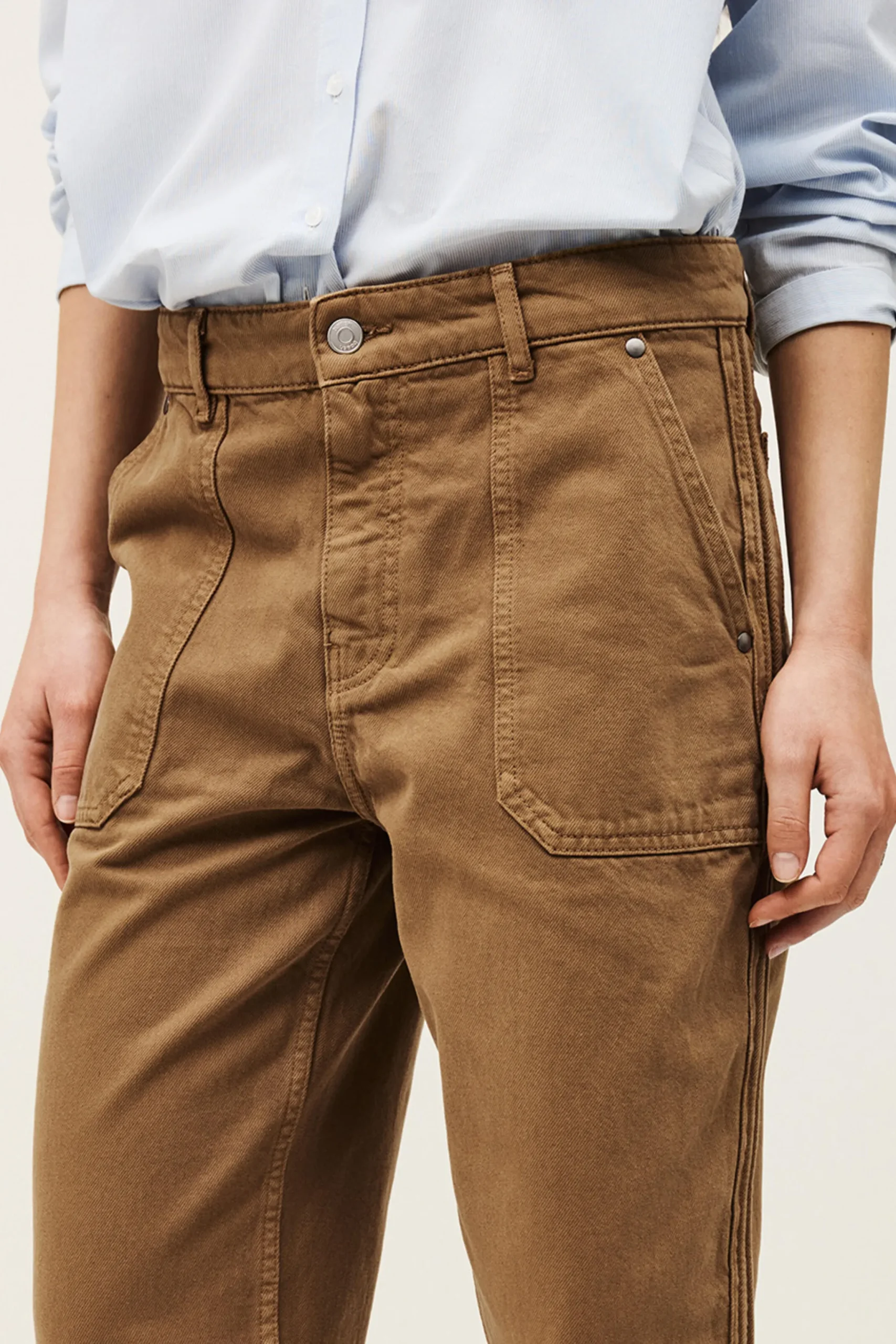 Ba&Sh CALI pantalón carrot € 195 MARRON Discount