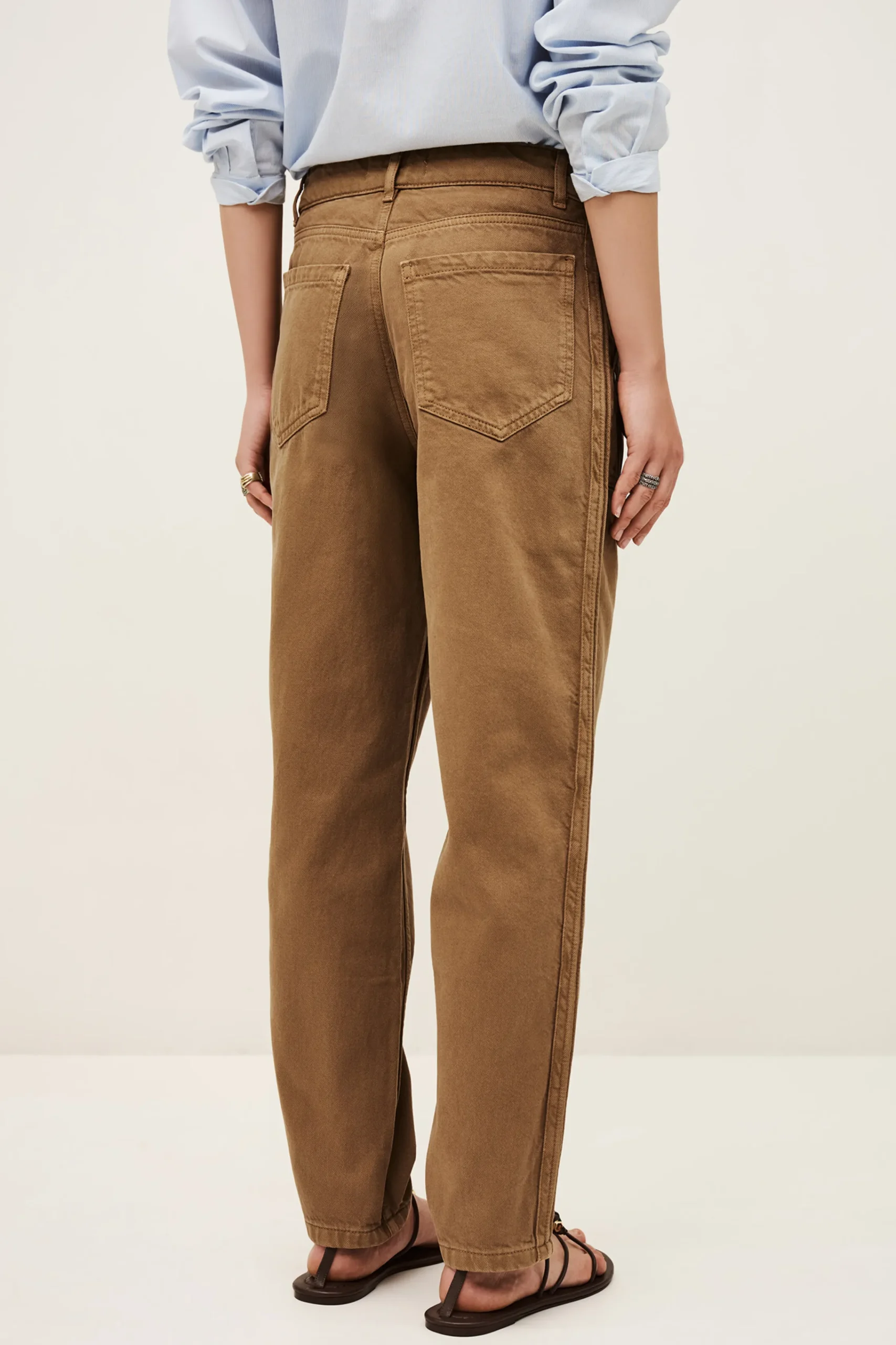 Ba&Sh CALI pantalón carrot € 195 MARRON Discount