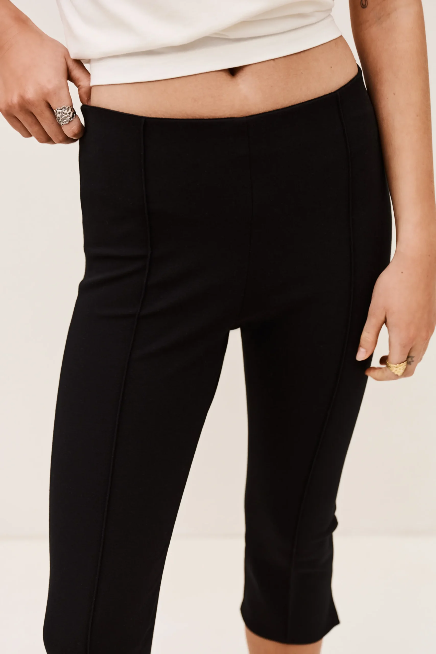 Ba&Sh CAPRIA pantalón de talle alto € 145 NEGRO Best