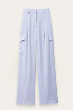Ba&Sh CARY pantalón cargo ancho € 215 PÚRPURA Hot