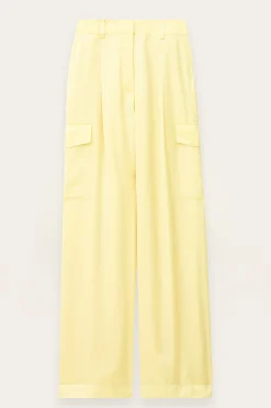 Ba&Sh CARY pantalón cargo ancho € 215 AMARILLO Best