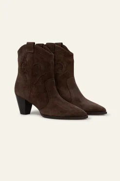 Ba&Sh CASEY botas estilo western MARRON Discount