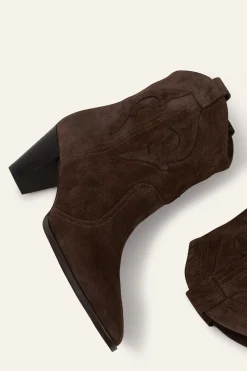 Ba&Sh CASEY botas estilo western MARRON Discount