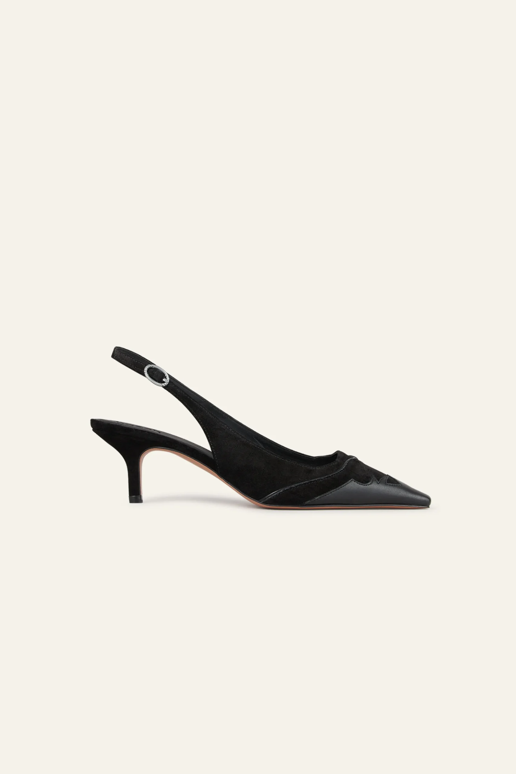 Ba&Sh CASTA zapatos de salón con correa trasera € 295 NEGRO Hot