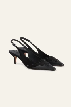 Ba&Sh CASTA zapatos de salón con correa trasera € 295 NEGRO Hot