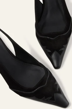 Ba&Sh CASTA zapatos de salón con correa trasera € 295 NEGRO Hot