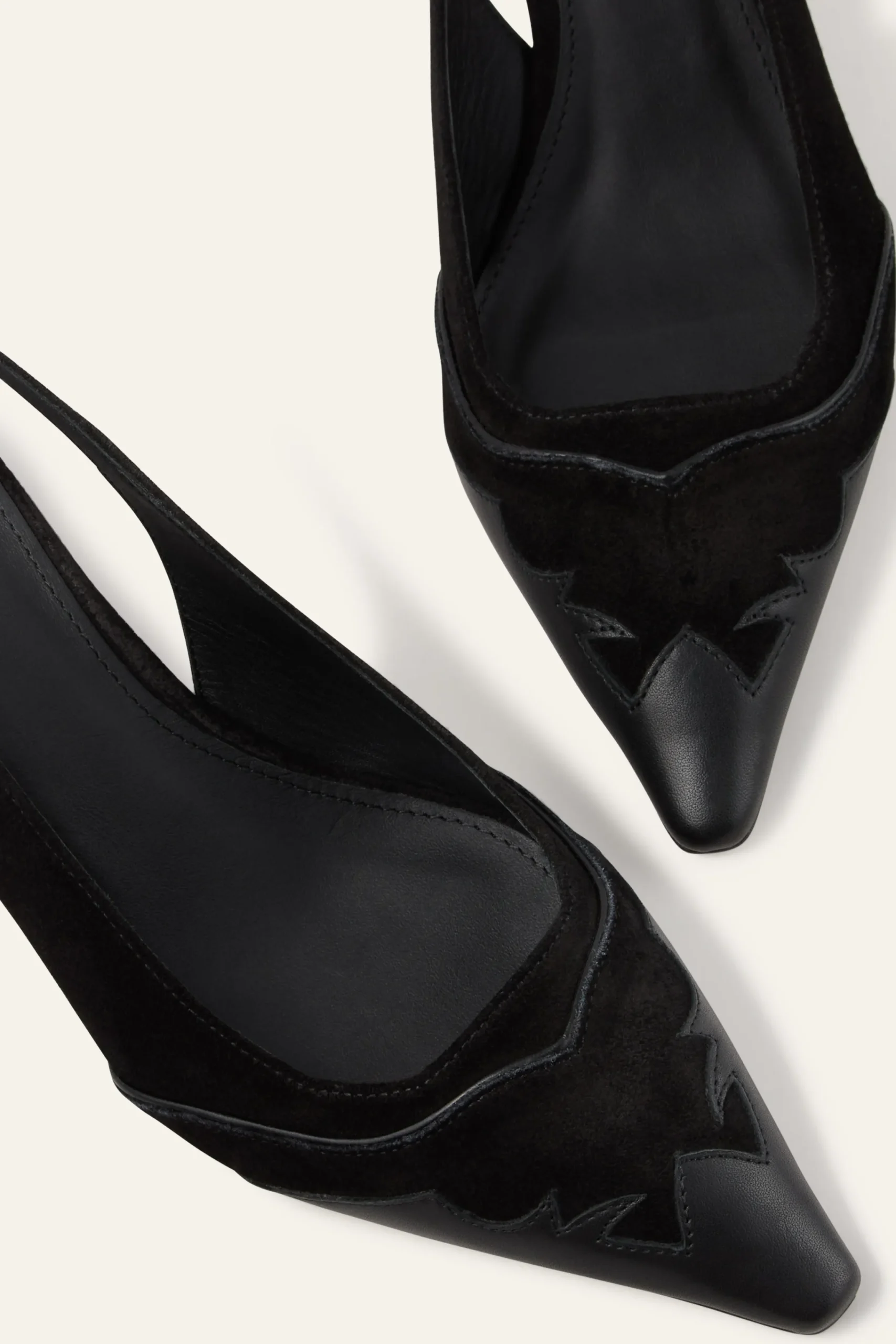 Ba&Sh CASTA zapatos de salón con correa trasera € 295 NEGRO Hot