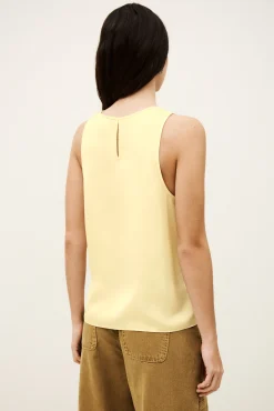 Ba&Sh CEDI top sin mangas AMARILLO Discount