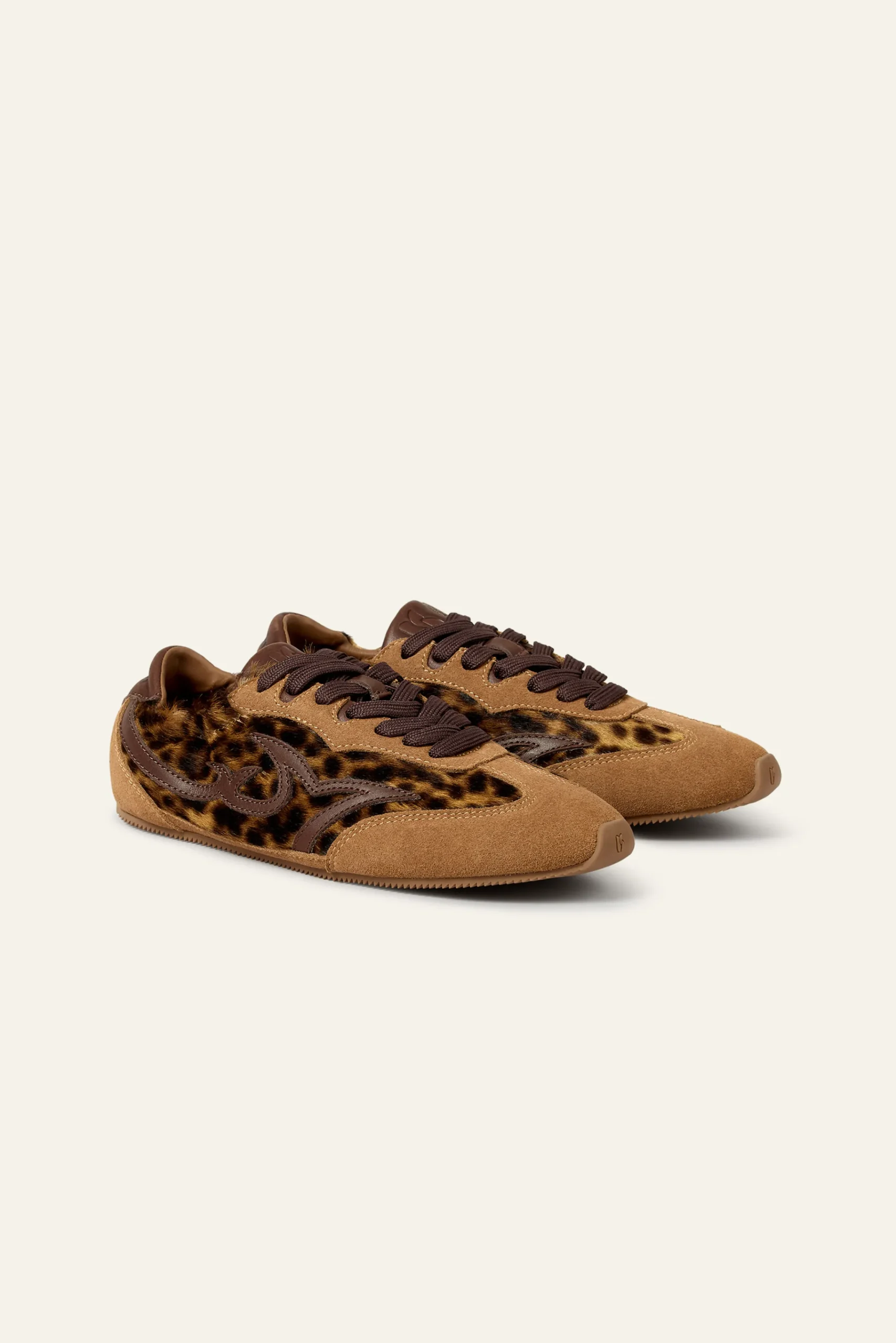 Ba&Sh CELLESTE zapatillas de piel suave IMPRESO Sale