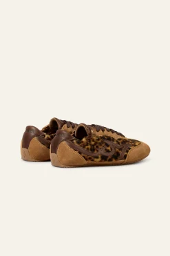 Ba&Sh CELLESTE zapatillas de piel suave IMPRESO Sale