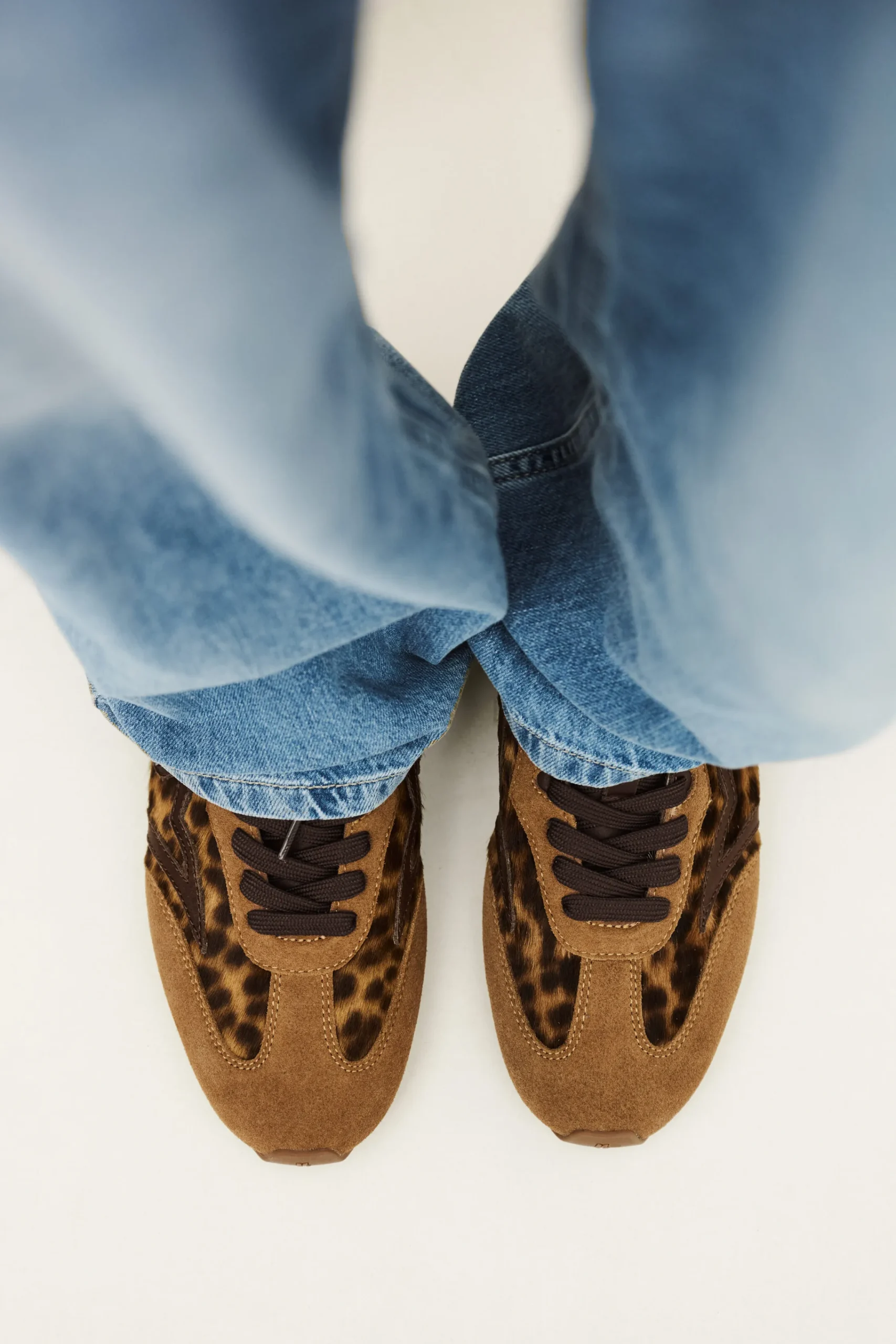 Ba&Sh CELLESTE zapatillas de piel suave IMPRESO Sale