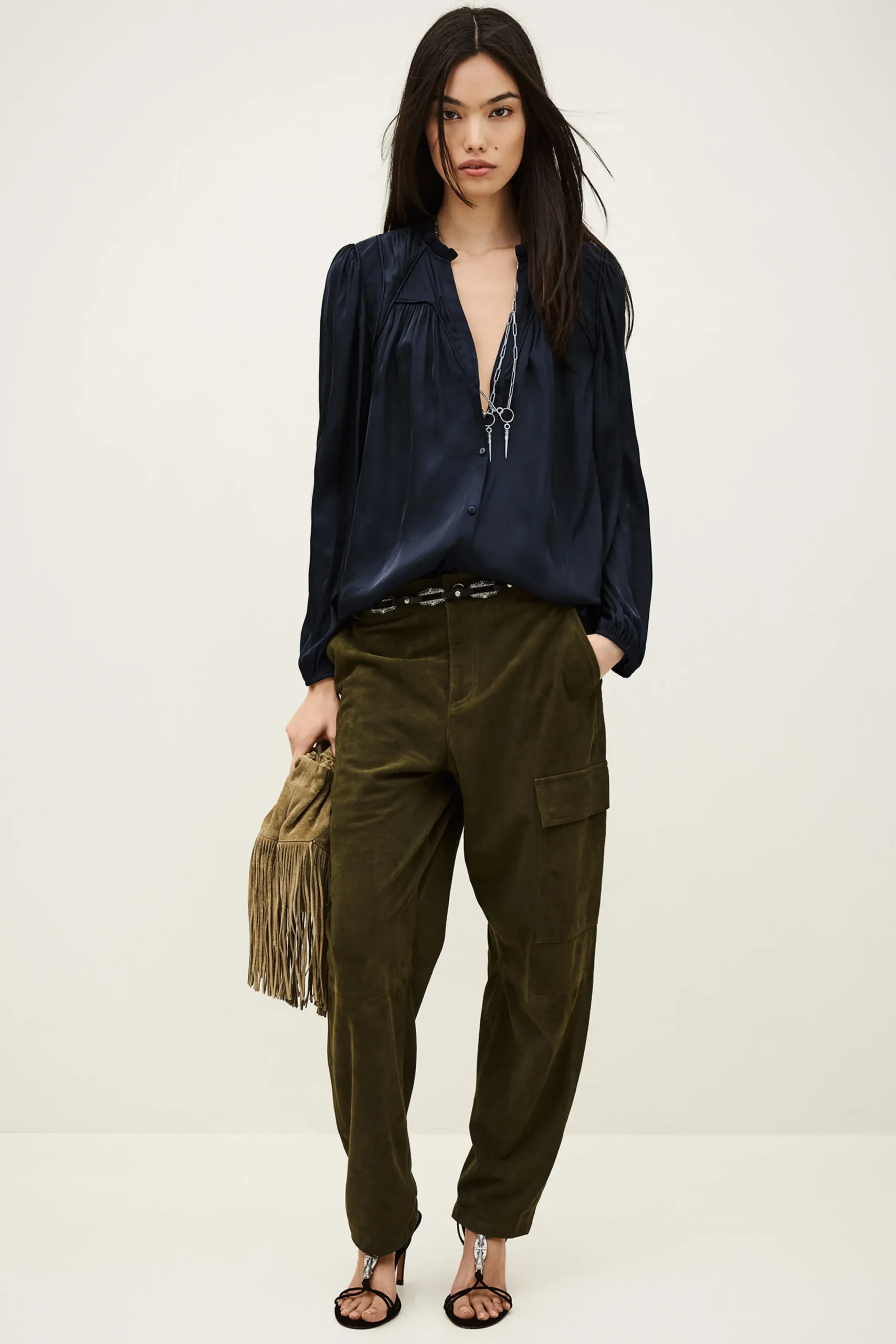 Ba&Sh CESIRA SHIRT AZUL Outlet