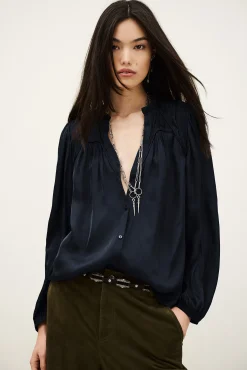 Ba&Sh CESIRA SHIRT AZUL Outlet