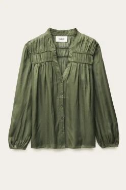 Ba&Sh CESSIA camisa de manga larga VERDE
