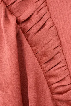 Ba&Sh CHARLOTTE vestido midi PINK Outlet