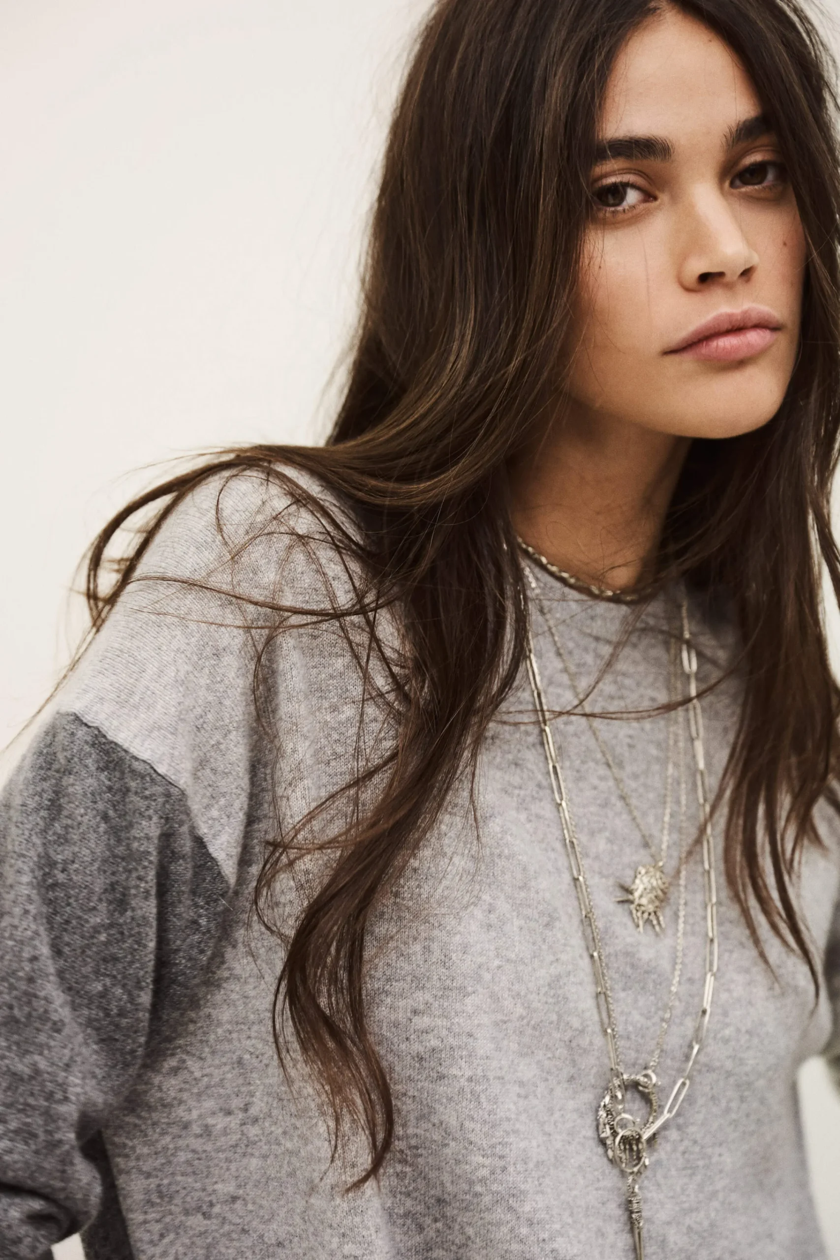 Ba&Sh CHAYA JUMPER GRIS Sale