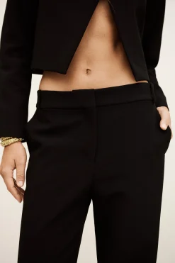 Ba&Sh CHAZA pantalón recto € 195 NEGRO Hot