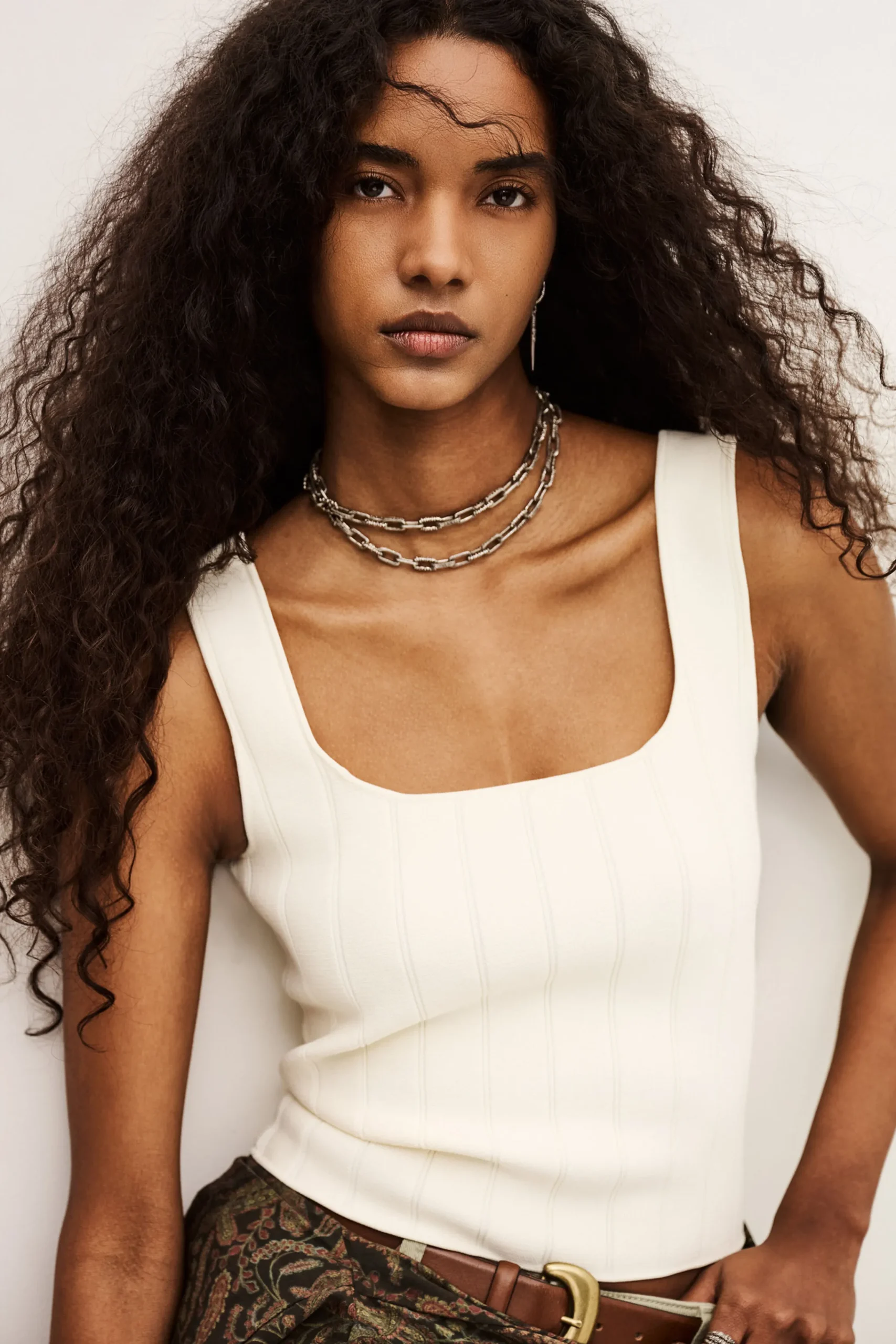 Ba&Sh CHILA top de punto ECRU Sale