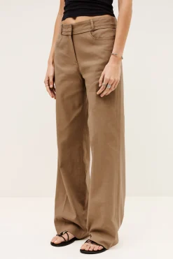 Ba&Sh CISTA pantalón recto € 215 MARRON