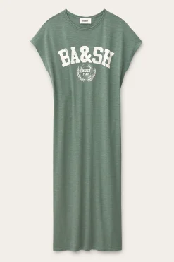 Ba&Sh CIVIA vestido tipo camiseta VERDE Online