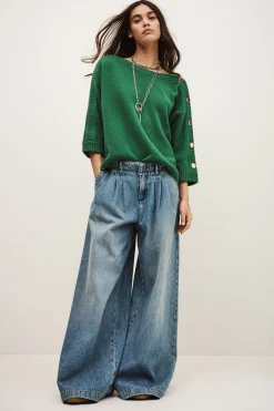 Ba&Sh CLASSY JUMPER VERDE Sale