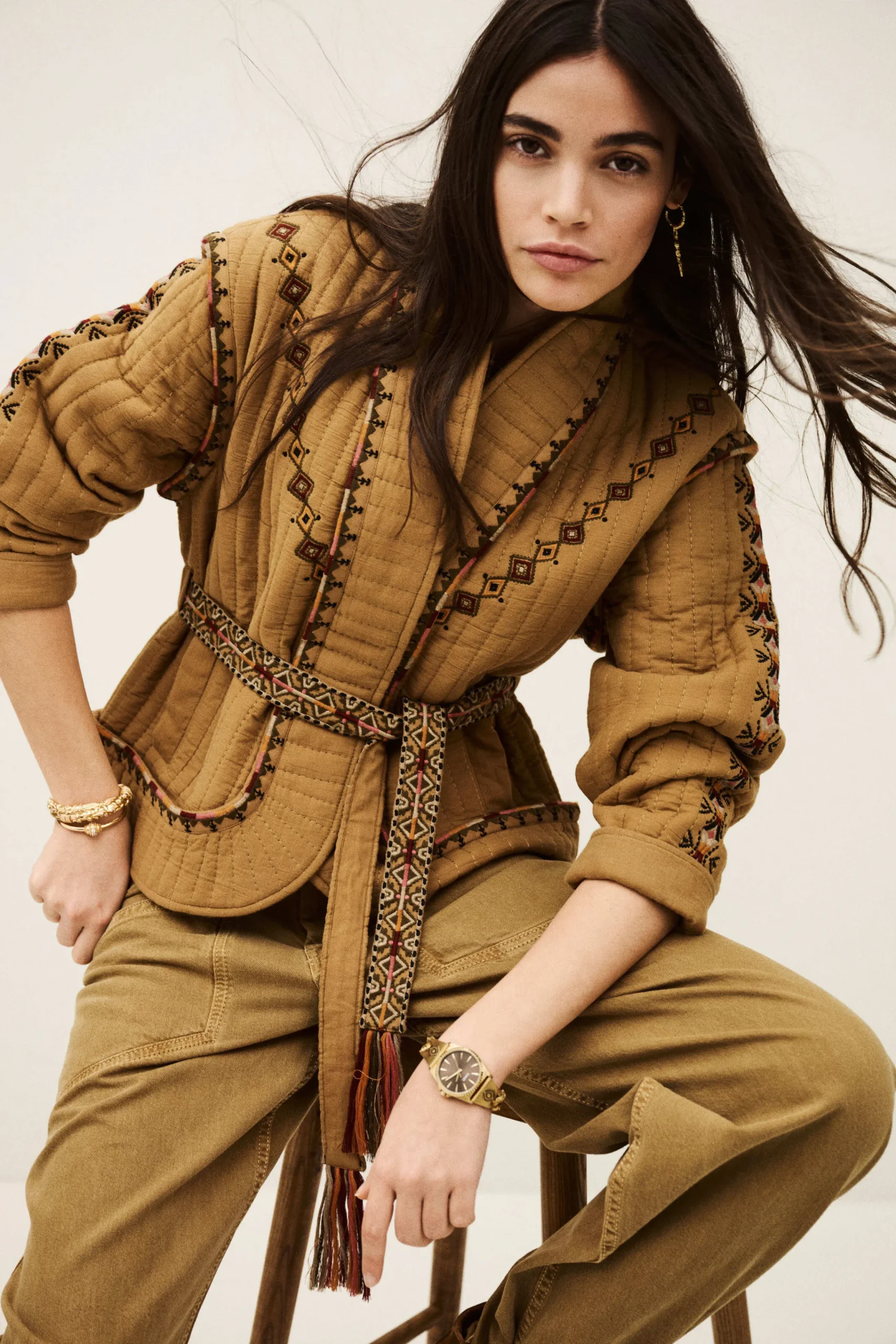 Ba&Sh COCOON JACKET MARRON Clearance