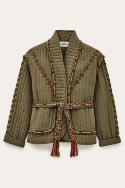 Ba&Sh COCOON JACKET VERDE Outlet