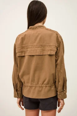 Ba&Sh COLY chaqueta sahariana MARRON New