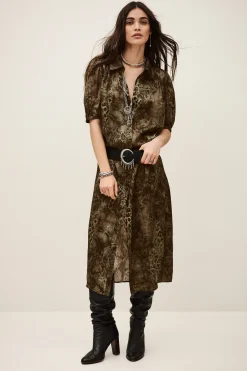 Ba&Sh CORMA DRESS VERDE Outlet