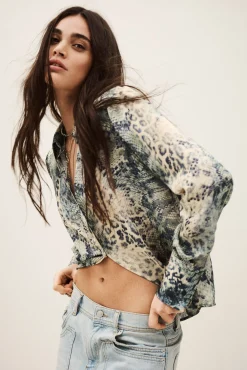 Ba&Sh CORNELIA SHIRT AZUL Online